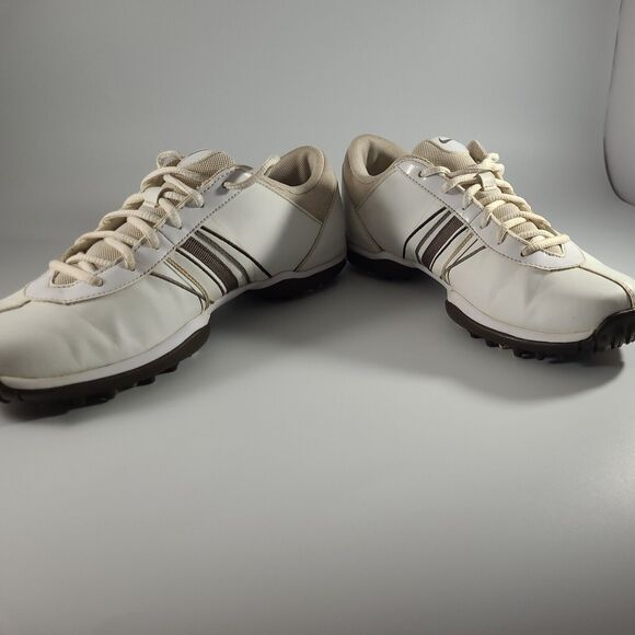 Nike 418355-122 White Brown Athletic Lace-Up Golf Cleats Women’s Size 7 - Picture 6 of 8